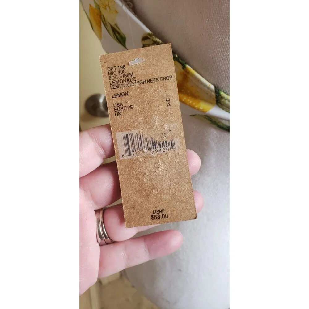 Cremieux bikini top, size 10, new